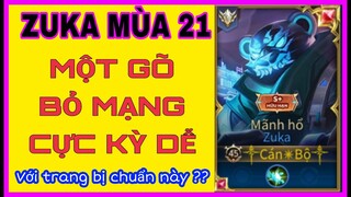 Zuka mùa 21 | Cách lên đồ và Bảng ngọc Zuka mùa 21 chuẩn mạnh nhất liên quân | HD GAME 76