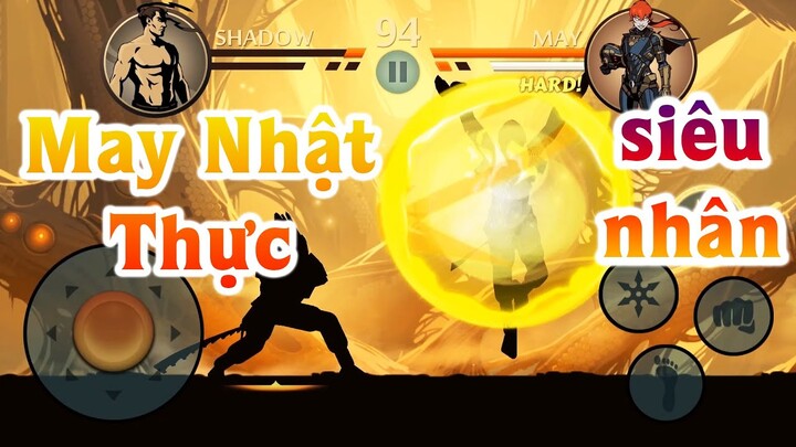 SHADOW FIGHT 2 - KHÔNG MẶC GIÁP CHIẾN ĐẤU VỚI HERO MAY NHẬT THỰC VÀ CÁI KẾT