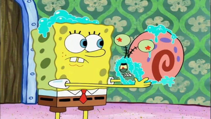 Spongebob Bahasa Indonesia : Plankton Menyamar Menjadi Gary