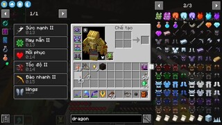 MINECRAFT THỢ SĂN KHO BÁU _ TẬP 25 _ LỘC TRIỆU HỒI RỒNG LỬA VÀ RỒNG SẤM SÉT CHIN