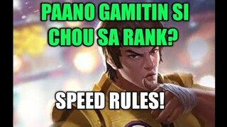 PAANO GAMITIN SI CHOU SA RANK GAME | MLBB