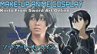 MAKEUP ANIME COSPLAY Kirito from Sword Art Online by LUTHFLY. #JPOPENT