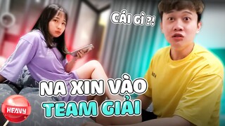 [Free Fire] Thử Thách Xin Phú Vào Team Giải Free Fire| HEAVY NA GÂY MÊ