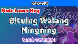 Bituing Walang Ningning by Sarah Geronimo (Karaoke : Male Lower Key)