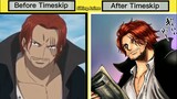 Perbedaannya Luar Biasa❗Karakter One Piece Sebelum dan Sesudah Time skip