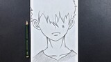 Easy to draw || how to draw anime boy easy step-by-step
