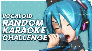 VOCALOID RANDOM KARAOKE CHALLENGE