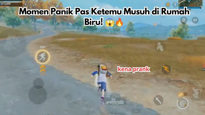 Momen Panik Pas Ketemu Musuh di Rumah Biru! 😱🔥