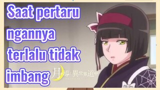 Saat pertarungannya terlalu tidak imbang