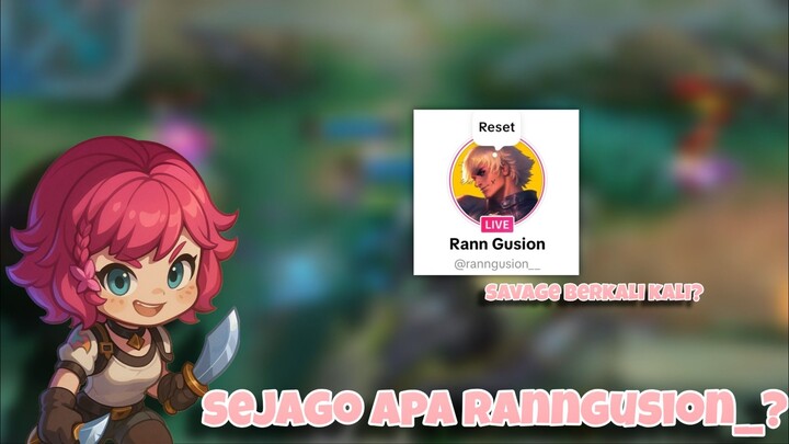 Orang yang menginspirasi gw jadi suka pake gusion.