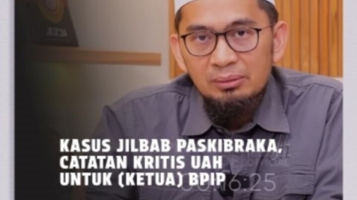 Kasus Jilbab Paskibraka, Catatan Kritis UAH Untuk (Ketua) BPIP