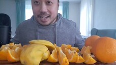 ASMR SWEET & JUICY ORANGE SLICES + MANGO - EATING SOUNDS