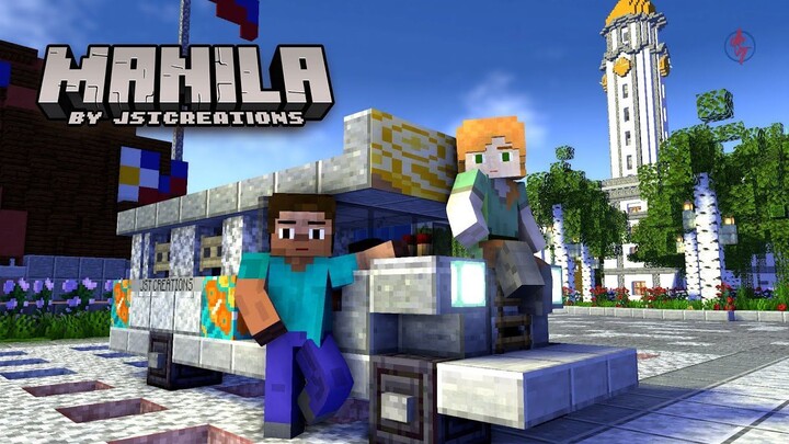 Manila (Minecraft Animation) | Steve & Alex trip to Manila