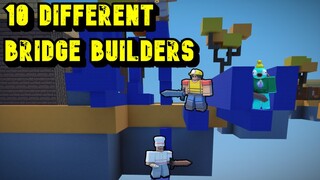 10 Different Types of Bridge Builders In Bedwars - Roblox