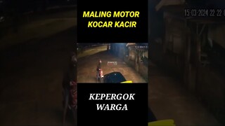 MALING MOTOR KETAHUAN WARGA