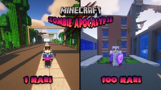 100 Hari Di Minecraft Zombie Apocalypse