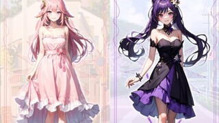 [Genshin Impact] When characters wear dresses, who would you like to date?