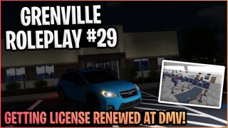 GETTING LICENSE RENEWED AT DMV!! || Greenville Roleplay #29 || Greenville ROBLOX