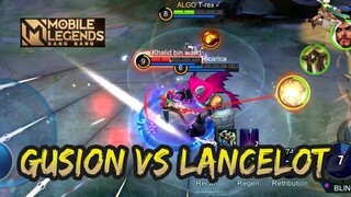 HARD GAME !!!, GUSION RAM SW VS HYPER LANCELOT | GAMEPLAY #69 | MOBILE LEGENDS BANG BANG