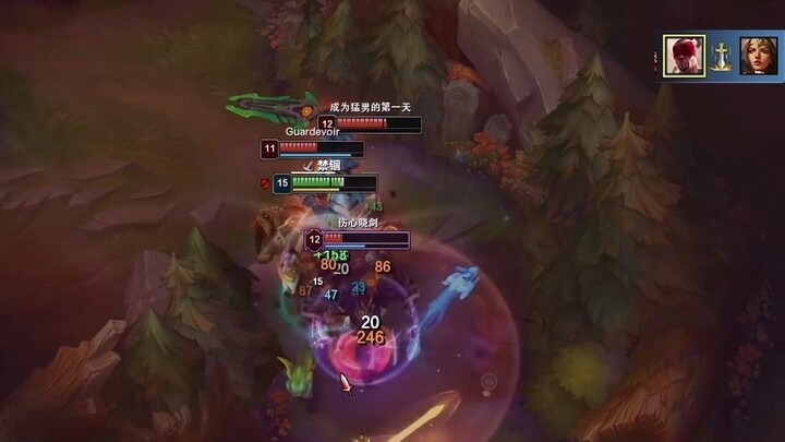 المساعد: هيا! هناك خمسة من الطرف المقابل. أنا: لا يهمني، سأقضي عليهم جميعًا!