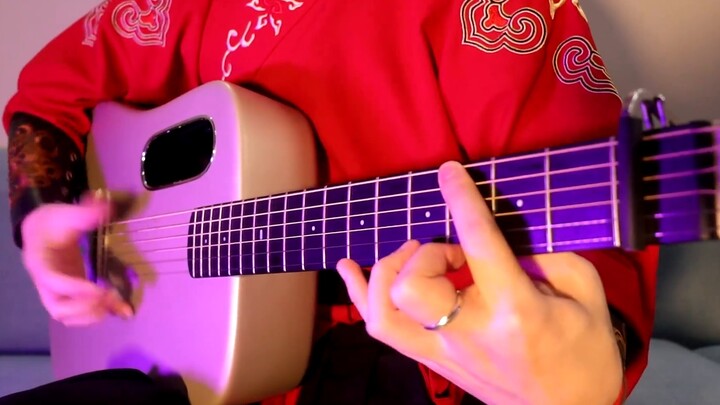 Thiên Quan Tứ Phúc Guitar phiên bản của bài hát cổ quạt "Yue Shen" có giai điệu đẹp quấn quanh tai, 