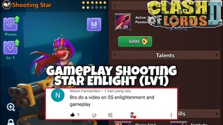 Gameplay Shooting Star Enlight (lv1) - Clash of Lords 2 Guild Castle [Indonesia]