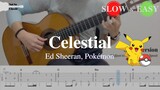 Celestial - Ed Sheeran, Pokémon | Fingerstyle Guitar TAB (+ Slow & Easy)