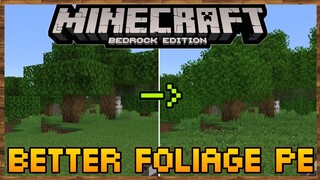 แจก+สอนลง Minecraft PE Mod Better Foliage ทำให้เกมสมจริง!! [Horizon]