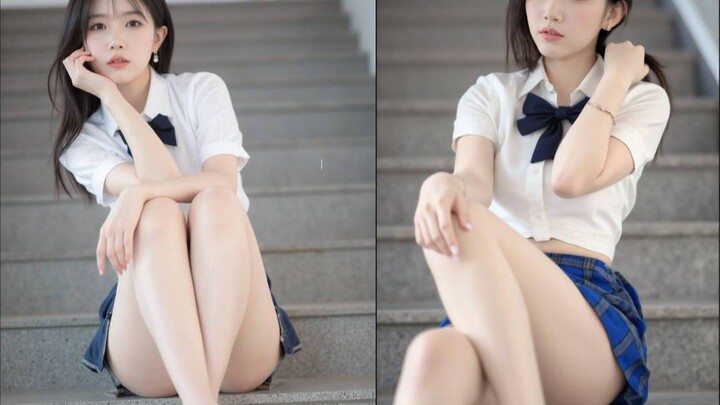 【Pemotretan Jalanan】Gadis-gadis yang dipotret secara acak di jalan, menghabiskan 300. Menurut kalian