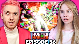 SCHWING!! GON VS HISOKA! | Hunter X Hunter E36 Reaction