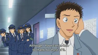 Detective Conan funny scene, watch Chiba finally slim with his girlfriend, jealousy and what to do