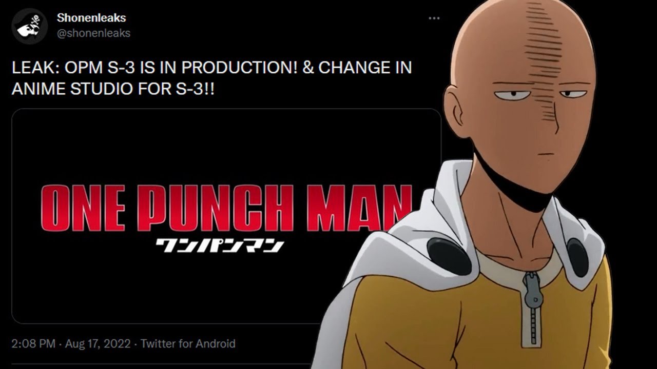 One Punch Man Gets SEASON 3 and Its Shifting To ANOTHER Studio Again -  Bilibili