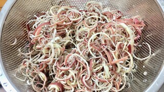 CÁCH THÁI HOA CHUỐI TRẮNG, GIÒN VÀ XỬ LÝ NHỰA HOA CHUỐI DÍNH TAY- NGHỆ THUẬT GÓC BẾP