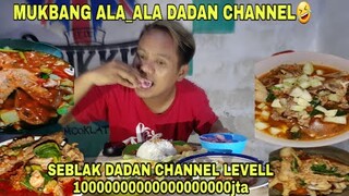 ASMR | MUKBANG ALA DADAN CHANNEL | MAKAN SEBLAK LEVEL 100 pedes banget - auto ngakak berantakan🤣🤣