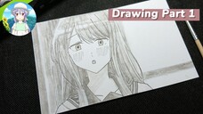 [Drawing] Menggambar Nagisa Kubo dari anime Kubo-san wa mobu o yurusanai