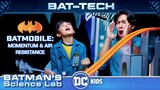 Batman's Science Lab | The Batmobile: Momentum & Air Resistance | @DC Kids