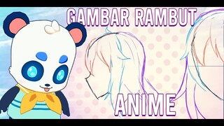 【Tutorial】Gambar Rambut Anime/Manga #2