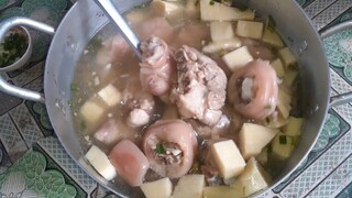 Măng Đầu Mùa Hầm Giò Heo Ăn Thiệt Đã | TKQ & Family T305