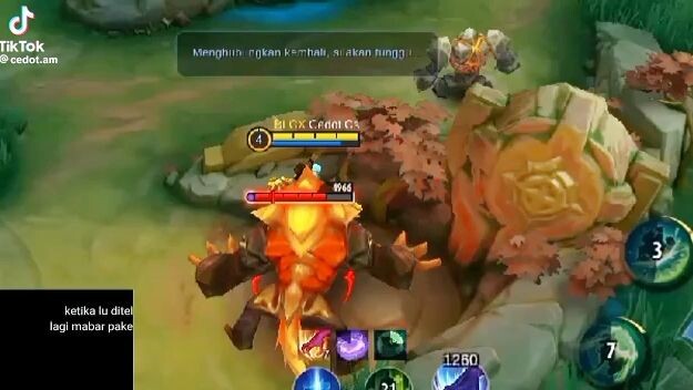 ketika lu di telpon saat main game