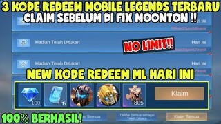 🔴BURUAN GUYS! 3 KODE REDEEM ML KODE REDEEM MOBILE LEGENDS TERBARU HARI INI UPDATE JUNI 2023