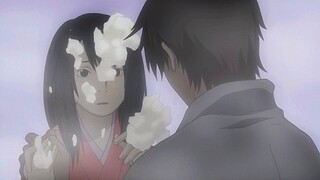 妻子被海蛇群卷走，海蛇群过一日，岸上过一年，最后虫竟变成了妻子模样《虫师》