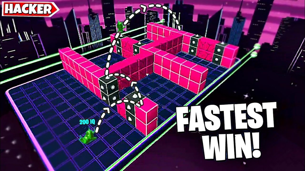 🔥Fastest Win! In Block Dash Map🔥