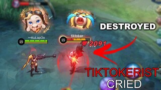 WHY HAYABUSA HATES MY LESLEY | TIKTOKER DESTROYED BY LESLEY | MOBILE LEGENDS