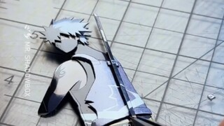 火影忍者卡雕制作——暗部 旗木卡卡西  谁是真正的最强忍者？