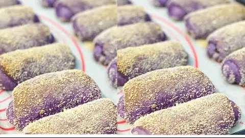 How to make soft and fluffy Spanish bread ( ube flavour )