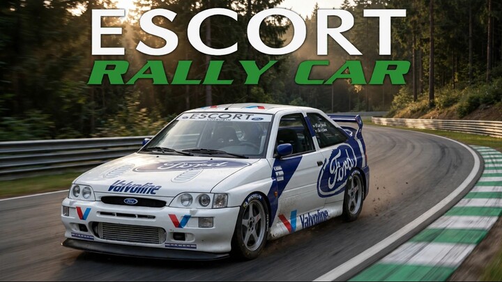 Ford Ecort Rally Car - Gran Turismo 2 com o A-spec Mod Projec