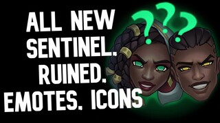 More New Sentinel And Ruined Emotes, Icons