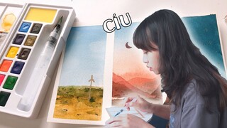 Learn sth new #1: Cùng học vẽ màu nước (watercolor) + Chút tán phét với tớ