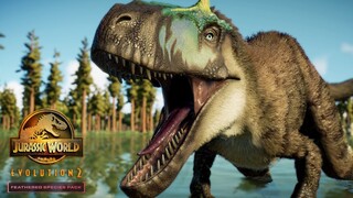 Yutyrannus fights Wuerhosaurus - Jurassic World Evolution 2 | Prehistoric Life [4K]