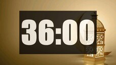 36 Minute Timer | Loud Alarm | Time call
